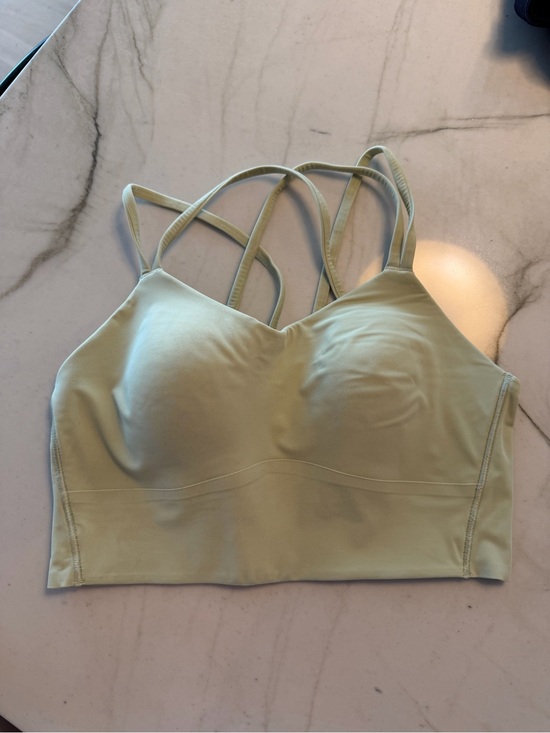 lululemon athletica Other - lululemon Light Green Like a Cloud Longline Sports Bra Size 8